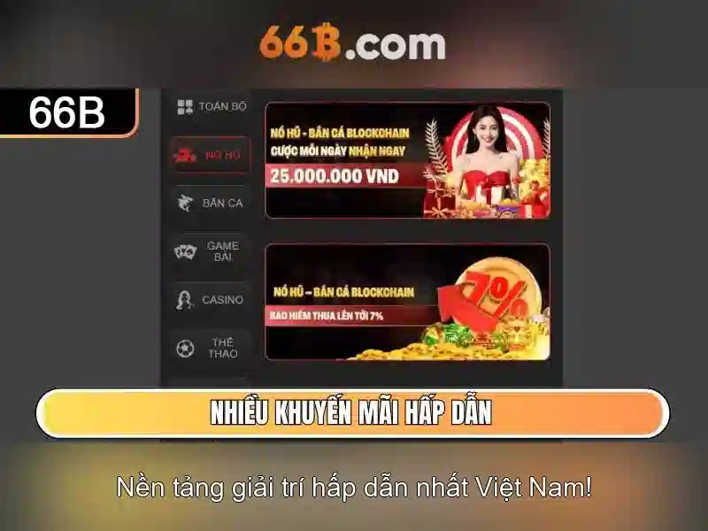 Giao diện sảnh cược xổ số 66b hiện đại và bắt mắt